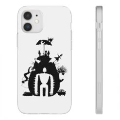 Studio Ghibli Black & White Art Compilation IPhone Cases -Ghibli 68166 3