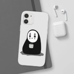 Cute No Face Kaonashi Drinking Hot Tea IPhone Cases -Ghibli 68166 314