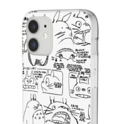 Totoro Original Character Sketch IPhone Cases -Ghibli 68166 34