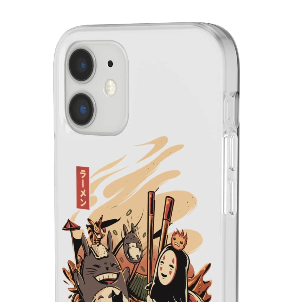 Totoro And No Face Ramen Bath IPhone Cases 5 Totoro And No Face Ramen Bath IPhone Cases - Image 5