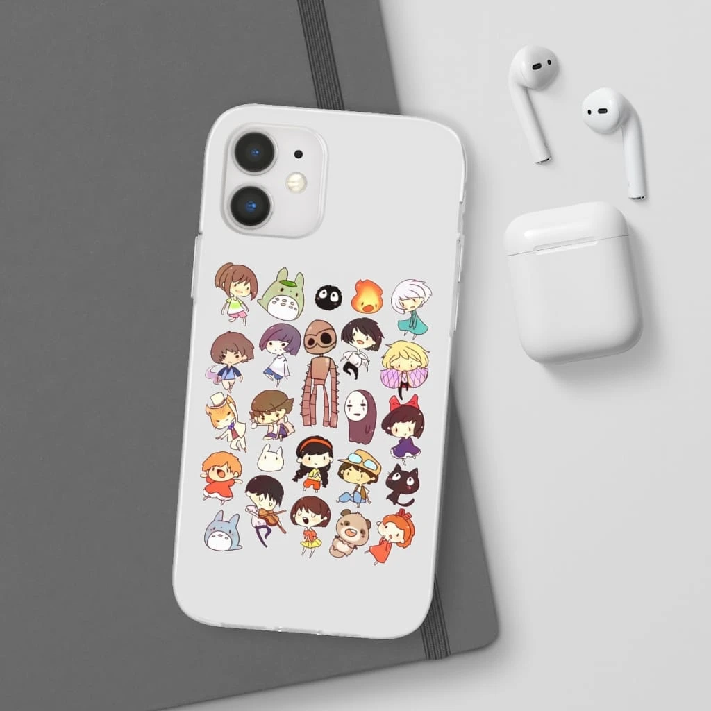 Ghibli Movie Characters Cute Chibi Collection IPhone Cases 6 Ghibli Movie Characters Cute Chibi Collection IPhone Cases - Image 6
