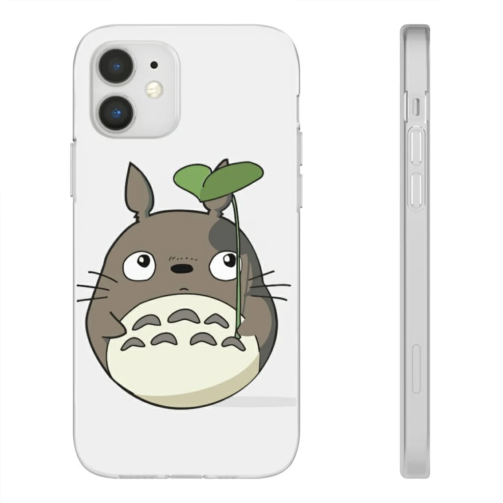 Totoro And The Leaf Umbrella IPhone Cases 4 Totoro And The Leaf Umbrella IPhone Cases - Image 4