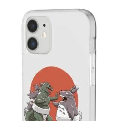 Totoro Vs Godzilla Sumo IPhone Cases -Ghibli 68166 459