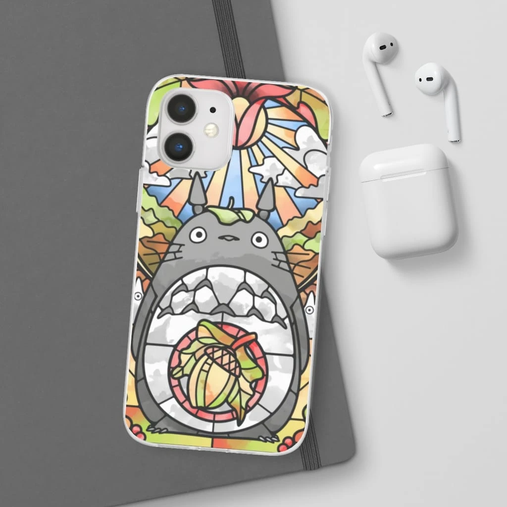 Totoro Stained Glass Art IPhone Cases 6 Totoro Stained Glass Art IPhone Cases - Image 6