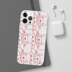 My Neighbor Totoro Neon Collage Art IPhone Cases -Ghibli 68167 131 1