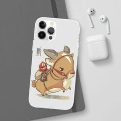 Princess Mononoke Ashitaka And Yakul Chibi IPhone Cases -Ghibli 68167 26