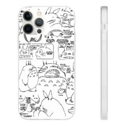 Totoro Original Character Sketch IPhone Cases