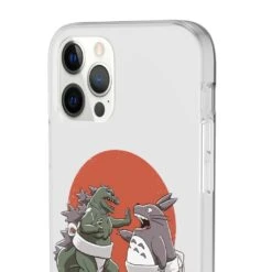 Totoro Vs Godzilla Sumo IPhone Cases -Ghibli 68167 455