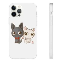Kiki’s Delivery Service – Jiji And Lily Chibi IPhone Cases -Ghibli 68167 529