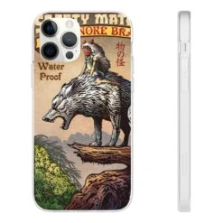 Princess Mononoke And The Wolf On Top IPhone Cases -Ghibli 68167 688