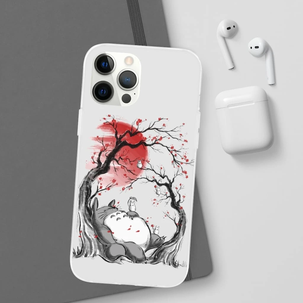 Totoro – Dreaming Under The Sakura IPhone Cases 3 Totoro – Dreaming Under The Sakura IPhone Cases - Image 3