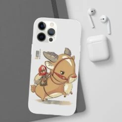 Princess Mononoke Ashitaka And Yakul Chibi IPhone Cases -Ghibli 68168 26