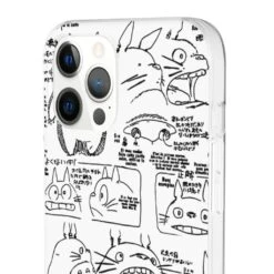 Totoro Original Character Sketch IPhone Cases -Ghibli 68168 34