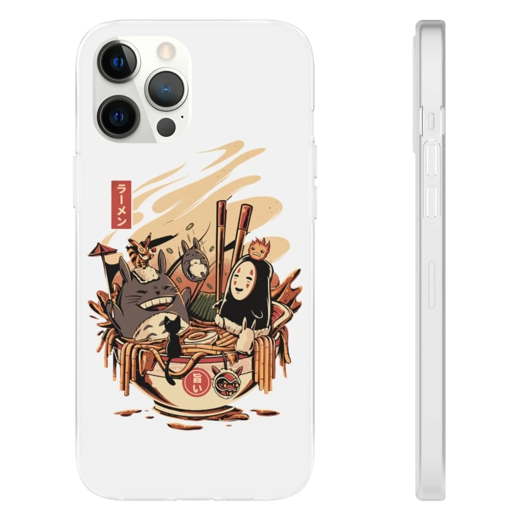 Totoro And No Face Ramen Bath IPhone Cases 13 Totoro And No Face Ramen Bath IPhone Cases - Image 13
