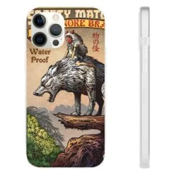 Princess Mononoke And The Wolf On Top IPhone Cases -Ghibli 68168 687