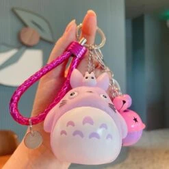 My Neighbor Totoro Cute Bell Keyring 13 Colors -Ghibli Anime Cute Bell Totoro Animal Keyring Men Women Keychain Women Trinket Metal Key Chains Car Bag.jpg 640x640 12
