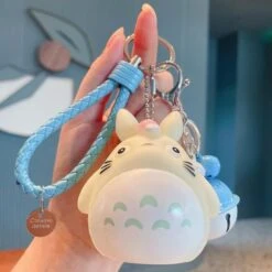 My Neighbor Totoro Cute Bell Keyring 13 Colors -Ghibli Anime Cute Bell Totoro Animal Keyring Men Women Keychain Women Trinket Metal Key Chains Car Bag.jpg 640x640 9
