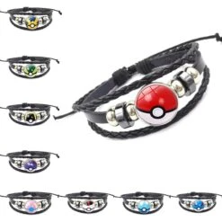 Pokemon Pokeball Bracelet 12 Styles