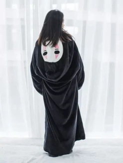 Spirited Away No Face Man Flannel Cosplay Costume -Ghibli Anime Spirited Away Kigurumi Pajamas No Face Man Plush Winter Flannel Adult Cartoon Anime Cosplay Costume.jpg Q90.jpg 2 e1682919692812