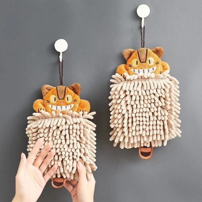 My Neighbor Totoro – Catbus Chenille Hand Towel 2 My Neighbor Totoro – Catbus Chenille Hand Towel - Image 2
