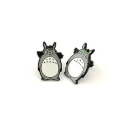 My Neighbor Totoro Earrings New Collection 2022 -Ghibli Cartoon Anime No Face man Stud Earrings Metal High quality Classic Cute Princess Ear studs Gift.jpg 640x640 7