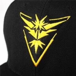 Pokemon Go Cotton Baseball Caps -Ghibli Game Pokemon Go Baseball Cap Cosplay Costume Prop Embroidered Hat Outdoor Sunhat Accessories Unisex Adult 3