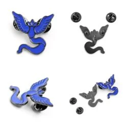 Pokemon Team Mystic, Valor And Instinct Badge Pins -Ghibli Game Pokemon Go Brooch Cosplay prop Accessories Team Mystic Team Valor Team Instinct Three camps badges 4