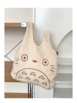 My Neighbor Totoro Cartoon Corduroy Tote Bag -Ghibli H0c0a8f2a29064445b966715be1678712c