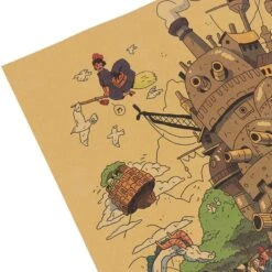 Ghibli Characters Vintage Poster -Ghibli H0f39a3f8b58943e0a016a83b3ebbc0dcA