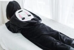 Spirited Away No Face Man Flannel Cosplay Costume -Ghibli H146f0e8defd8473889aefe309b499fefc e1682920527688
