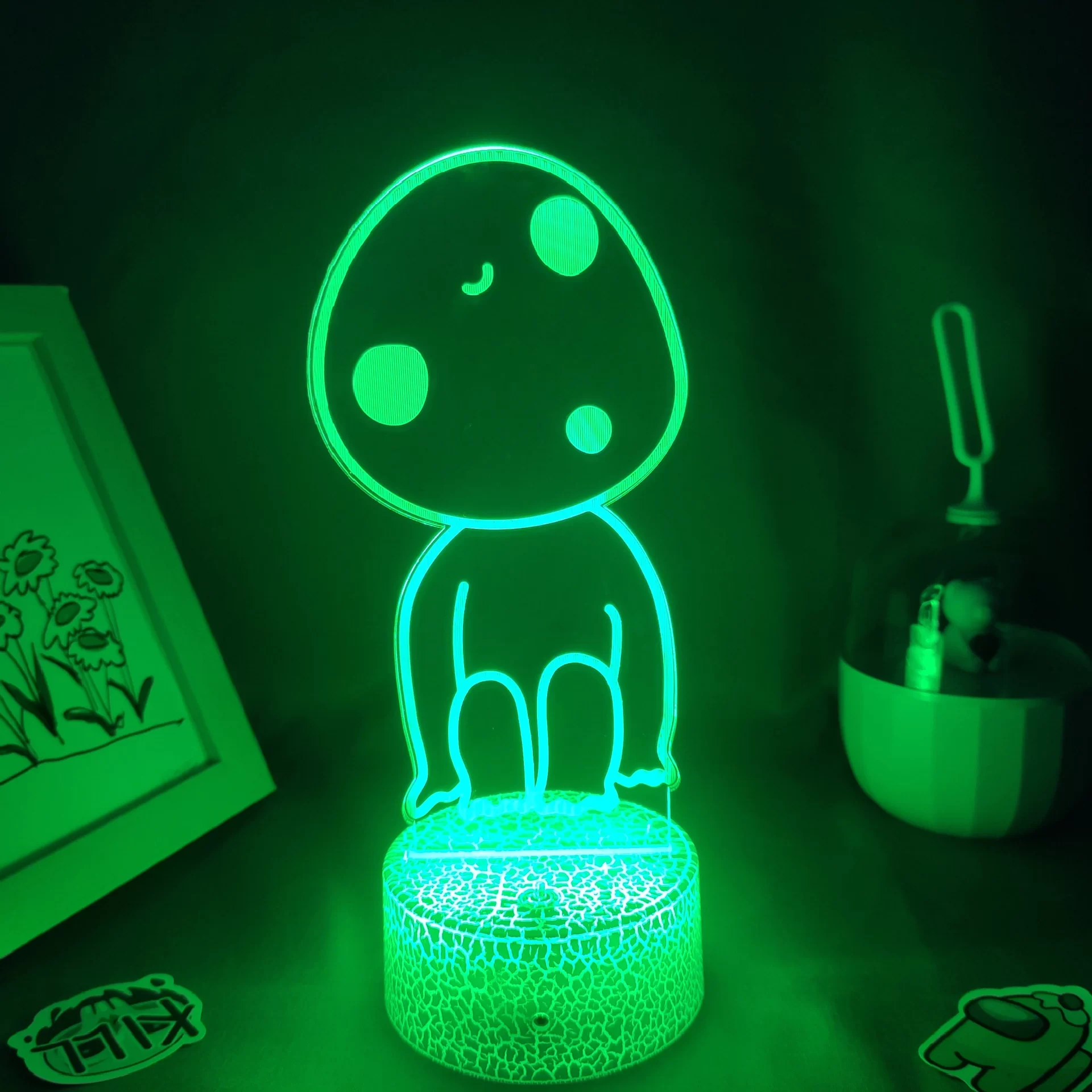 Princess Mononoke Kodama 3D LED Light Multi-Color Changing 9 Princess Mononoke Kodama 3D LED Light Multi-Color Changing - Image 9