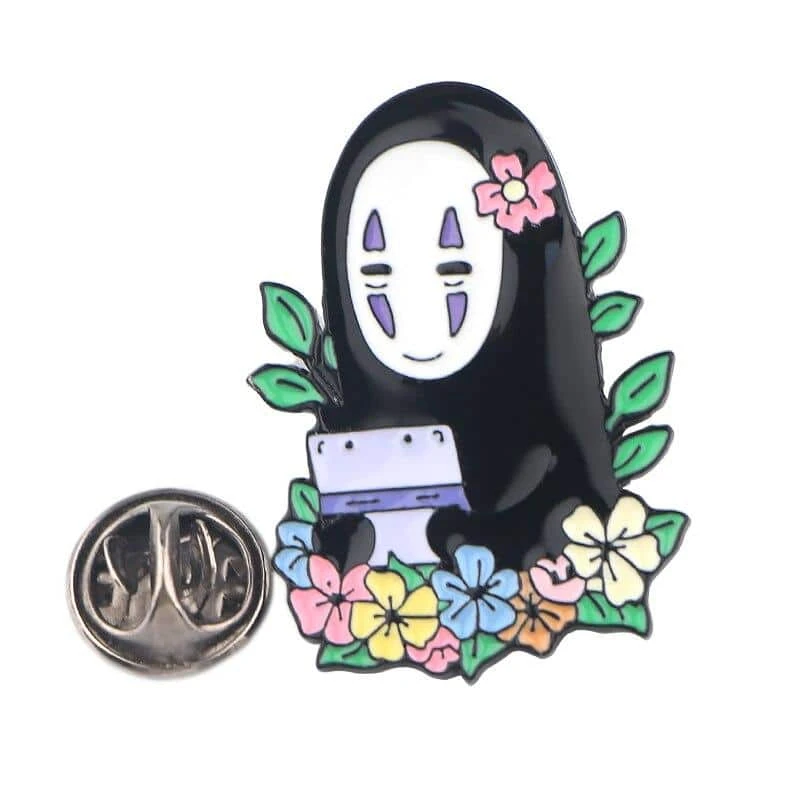 Spirited Away No Face Kaonashi Backpack Badge Pins 3 Spirited Away No Face Kaonashi Backpack Badge Pins - Image 3