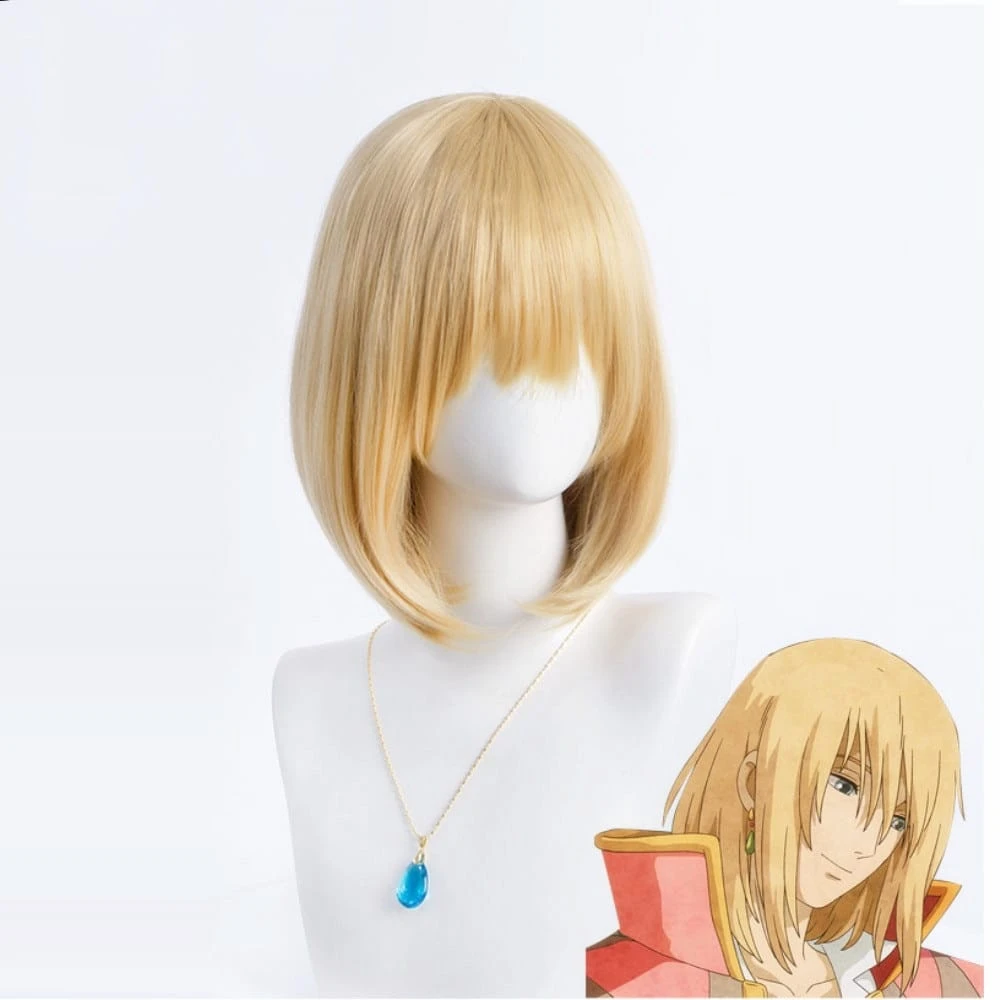 Howl’s Moving Castle Howl Short Blonde Wig 1 Howl’s Moving Castle Howl Short Blonde Wig