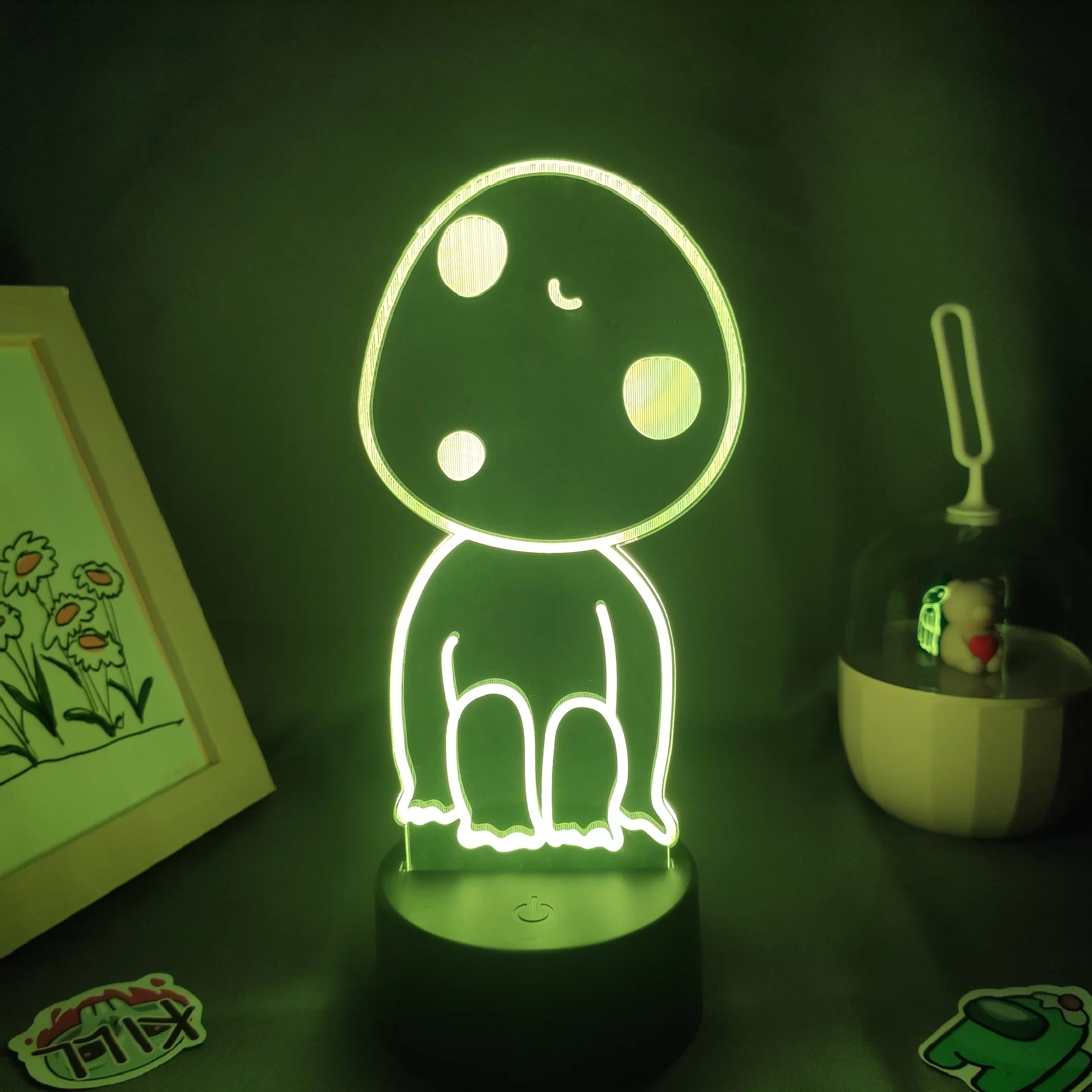 Princess Mononoke Kodama 3D LED Light Multi-Color Changing 13 Princess Mononoke Kodama 3D LED Light Multi-Color Changing - Image 13