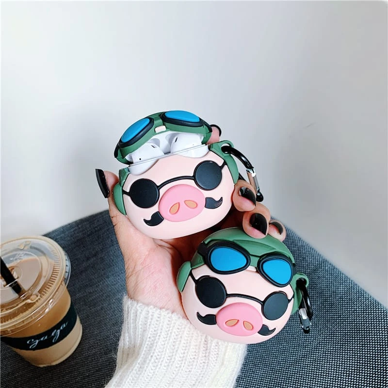 Porco Rosso Airpods Case 2 Porco Rosso Airpods Case - Image 2