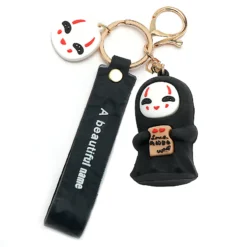 Spirited Away No Face Man Chibi Figure Keychain -Ghibli H61c49eada1364056ad5d014d462b026eD