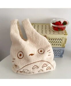 My Neighbor Totoro Cartoon Corduroy Tote Bag -Ghibli H6449cfb7262a46f6add1c8d11e29c9ad6