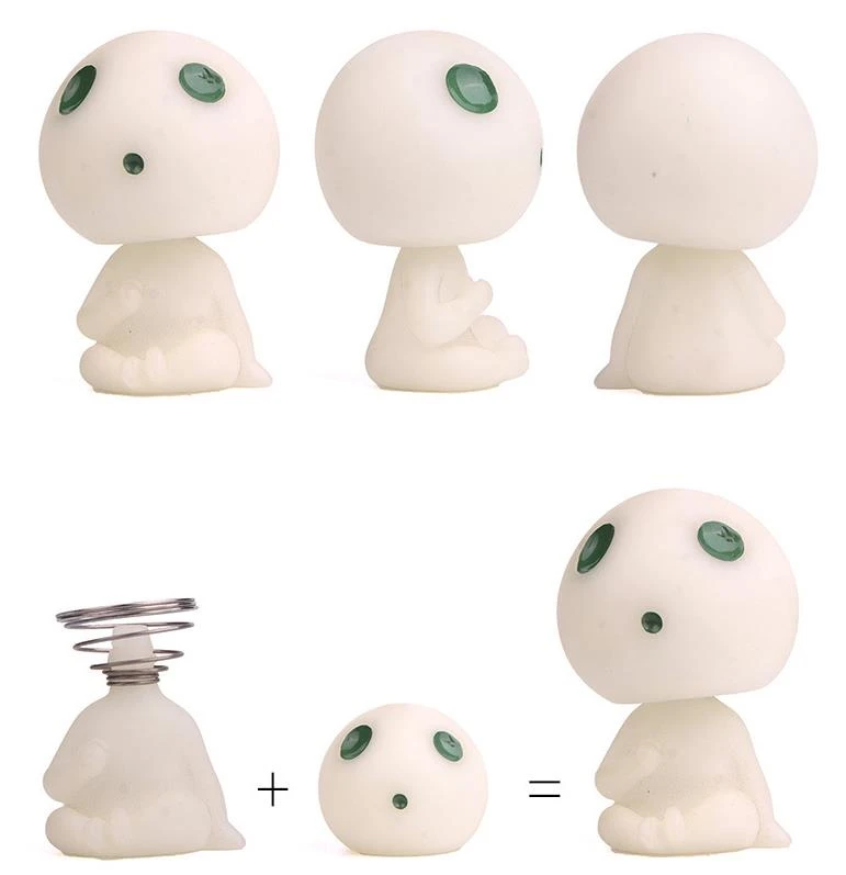 Princess Mononoke Kodama Tree Spirit Bobble Head Doll 4 Princess Mononoke Kodama Tree Spirit Bobble Head Doll - Image 4