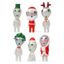 Princess Mononoke Kodama Tree Spirits Luminous Christmas Figure 6pcs/set
