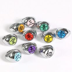 NARUTO Akatsuki Member Ring 10 Pcs/Set -Ghibli H82b62e8d3fe04a2787075d01750f6155G