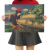 Kiki’s Delivery Service Kraft Paper Vintage Poster