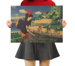 Kiki’s Delivery Service Kraft Paper Vintage Poster