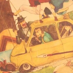 Combination Of Ghibli Characters Kraft Paper Poster -Ghibli HTB10e0hiYYI8KJjy0Faq6zAiVXa4