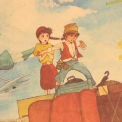 Combination Of Ghibli Characters Kraft Paper Poster -Ghibli HTB11MCShAfb uJjSsrbq6z6bVXa5