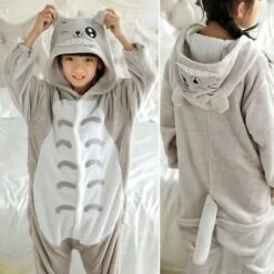 Totoro Onesie Pajama For Kid 12 Totoro Onesie Pajama For Kid -Ghibli HTB127sgXzvuK1Rjy0Faq6x2aVXaw 2nd
