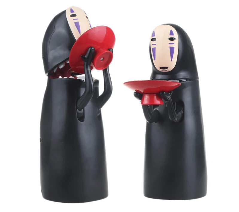 Spirited Away No Face Kaonashi Moving Piggy Bank 1 Spirited Away No Face Kaonashi Moving Piggy Bank