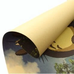My Neighbor Totoro – Totoro Family And The Girls Kraft Paper Poster -Ghibli HTB1C2 xPFXXXXbaaXXXq6xXFXXXE
