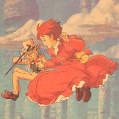 Whisper Of The Heart Retro Kraft Paper Poster -Ghibli HTB1DCnni8DH8KJjSszcq6zDTFXa7
