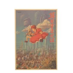 Whisper Of The Heart Retro Kraft Paper Poster -Ghibli HTB1Qhoyi nI8KJjy0Ffq6AdoVXag