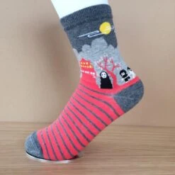 Studio Ghibli Socks 4pairs/set -Ghibli HTB1mogLbovrK1RjSspcq6zzSXXaN 2nd